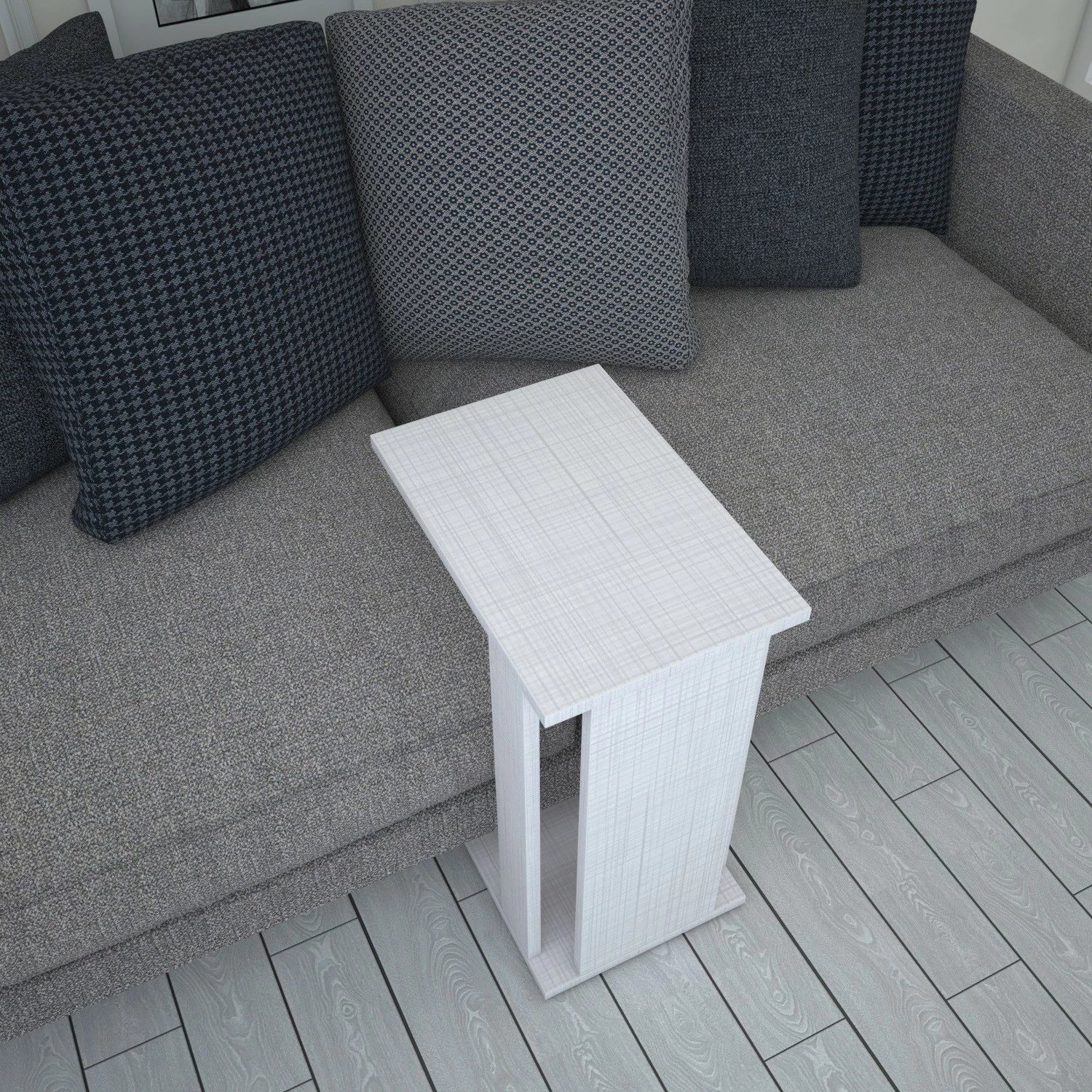 Tavolinë anësore Hanah Home, Pasific C, pambuk i çelët