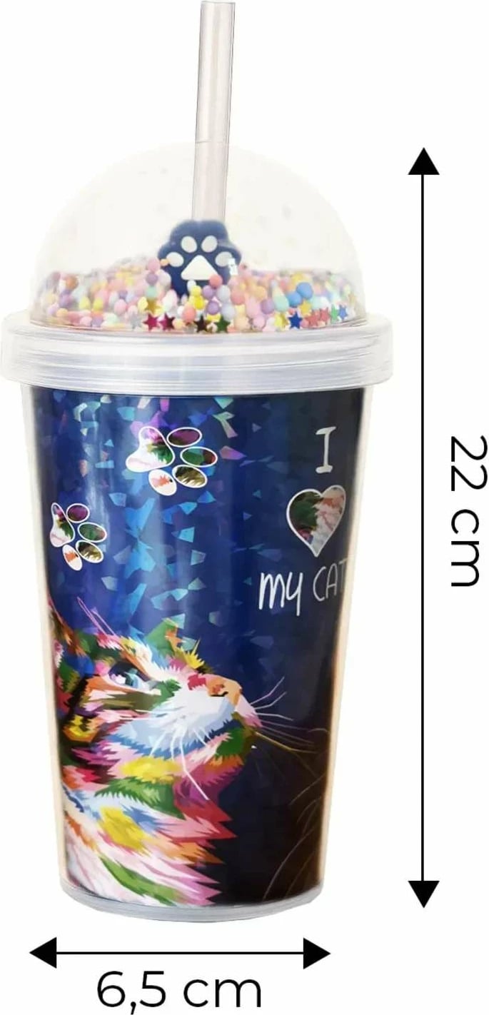 Gotë plastike shumëngjyrëshe, Hermia Concept, MCH0011296, 600ml