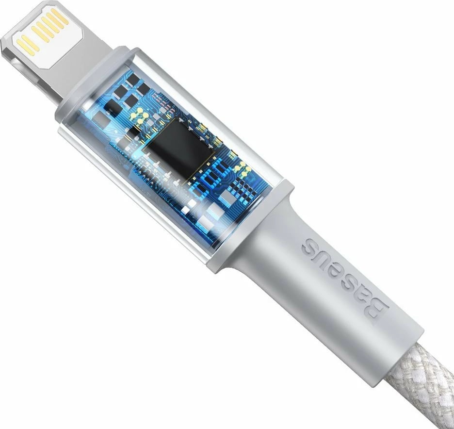 Kabllo Baseus CATLGD-A02 USB-C në Lightning, 2m, 20W, Bardhë Kabllo Baseus CATLGD-A02 USB-C në Lightning, 2m, 20W, Bardhë