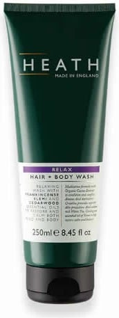 Xhel dushi dhe shampon Heath London Relax, unisex, 250ml