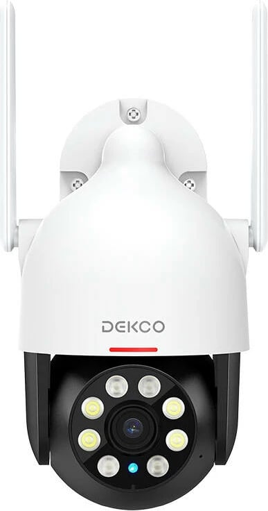 Kamerë IP e jashtme DEKCO DC5L, Wi-Fi, 2K QHD, kënd 166°, bardhë