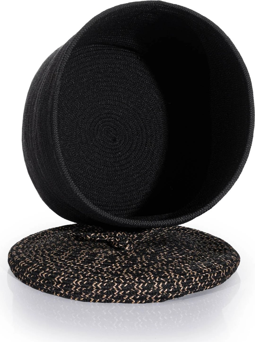 Kuti dekorative, e zezë, Evila Originals, 36x15x45 cm