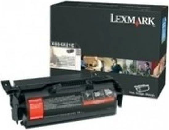 Toner Lexmark X654X31E, kapacitet i lartë, rendiment 36,000 faqe, i zi