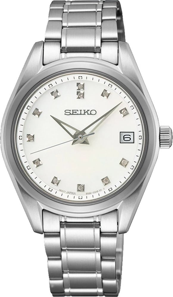 Orë dore SEIKO SUR579P1 femra, argjendtë