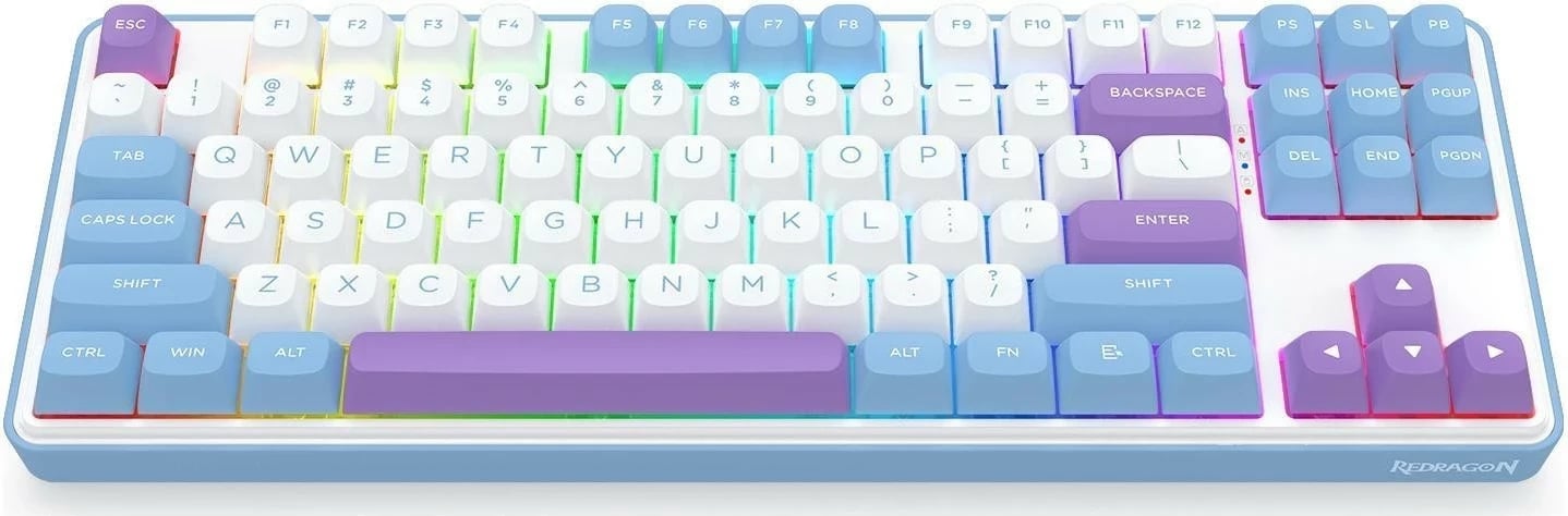 Tastierë Redragon K707WBP-RGB-PRO StarBlade, RGB, mekanike, e bardhë