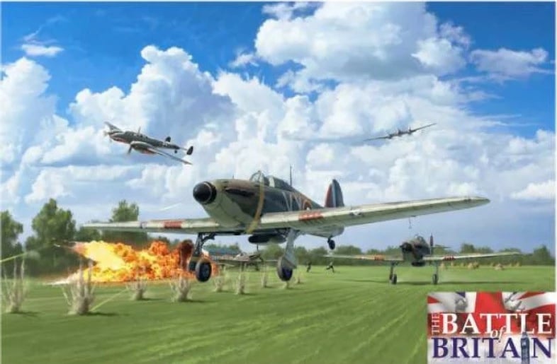 Model plastik Italeri Hurricane Mk.I, 1:48, Battle of Britain 80th