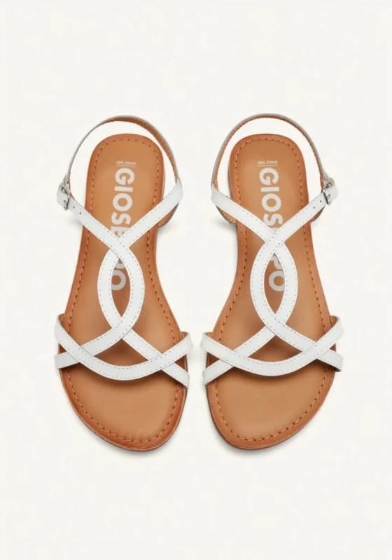 Këpucë femra Gioseppo, të bardha