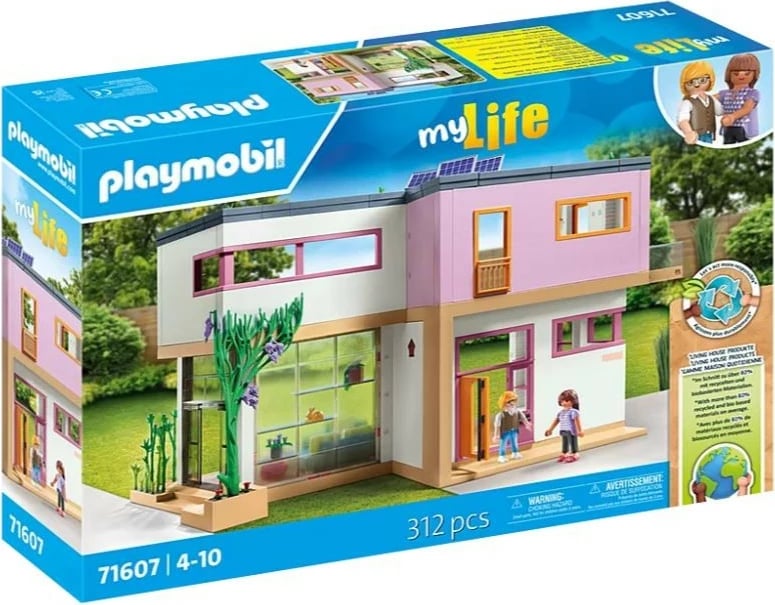 Set lodrash Playmobil 71607 Shtëpi me Kopsht Dimëror, 312 pjesë