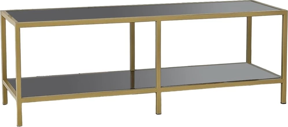 Komodë TV Hanah Home, Basic, gri e errët, ar