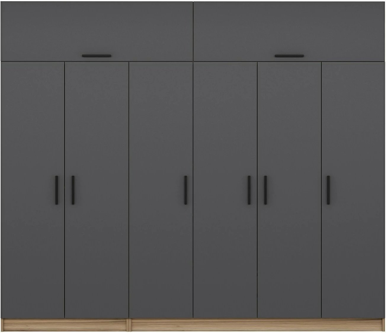 Dollap Skye Decor, ngjyrë antracit, 7530