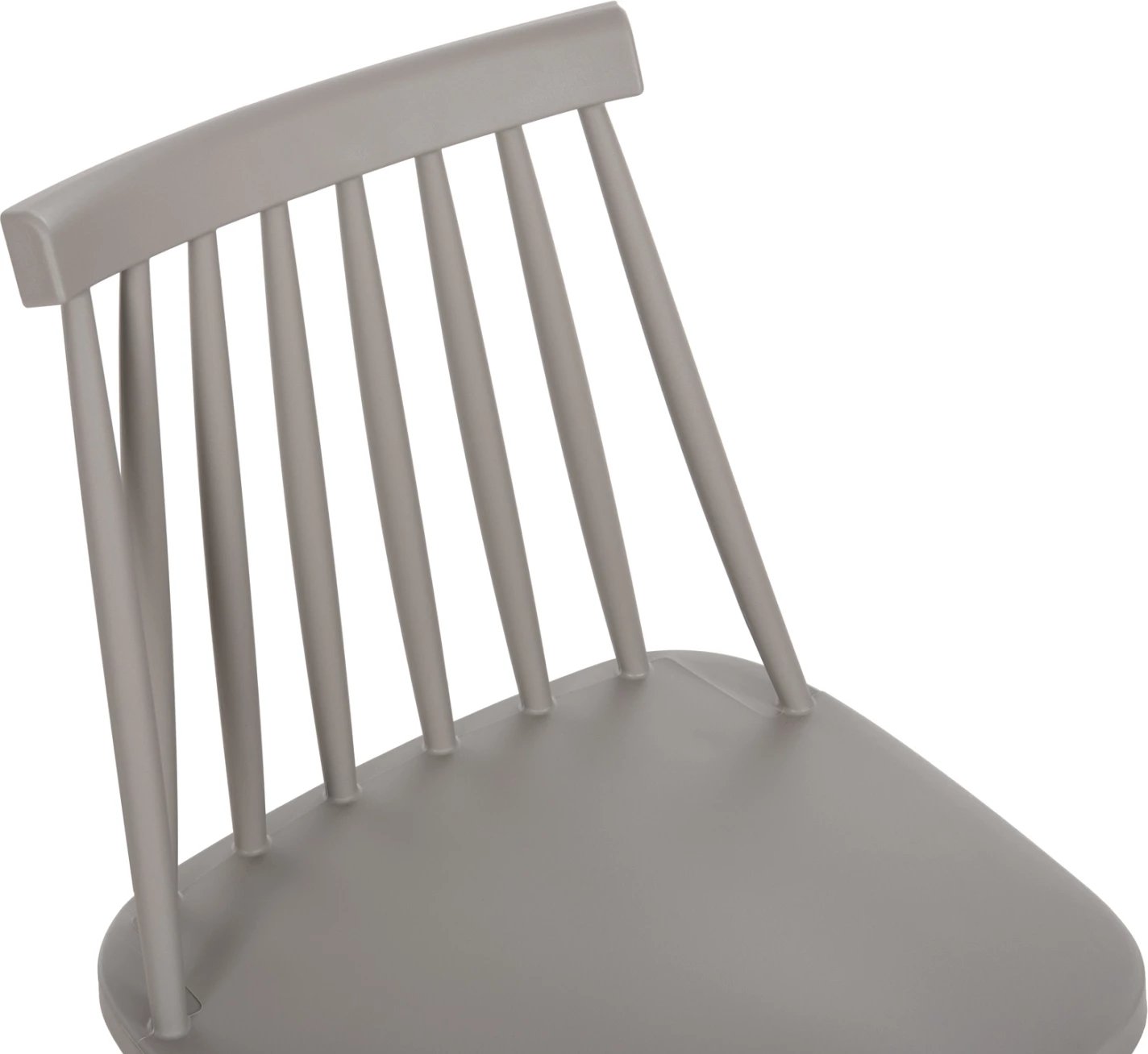 Karrige ngrënieje FH8052.22 Vanessa GRI me këmbë metalike GRI 42.5x44x81H cm., set prej 4 copë