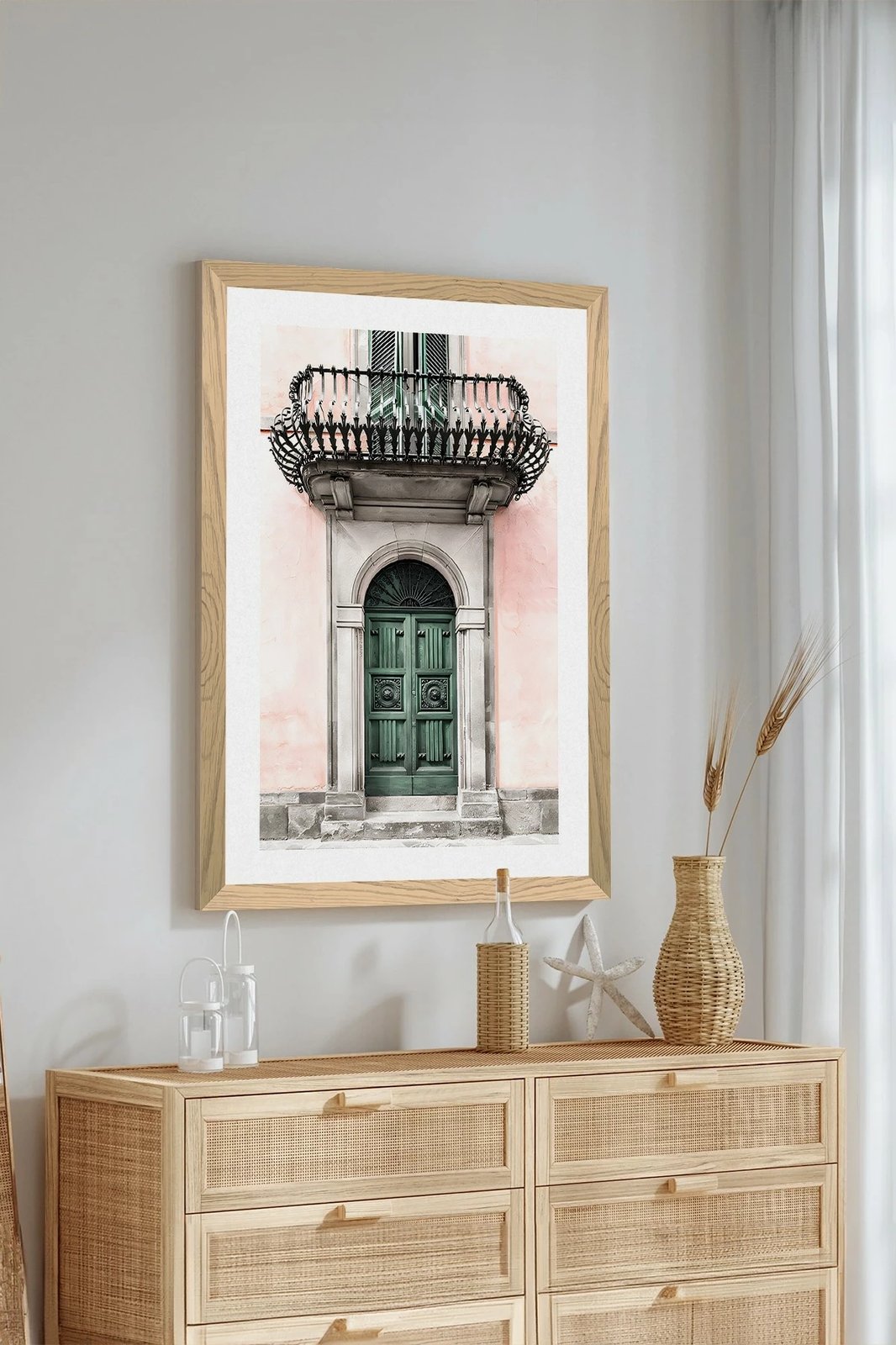 Pikturë dekorative, Wallity, Tekhammdf144, shumëngjyrëshe, 33x48cm