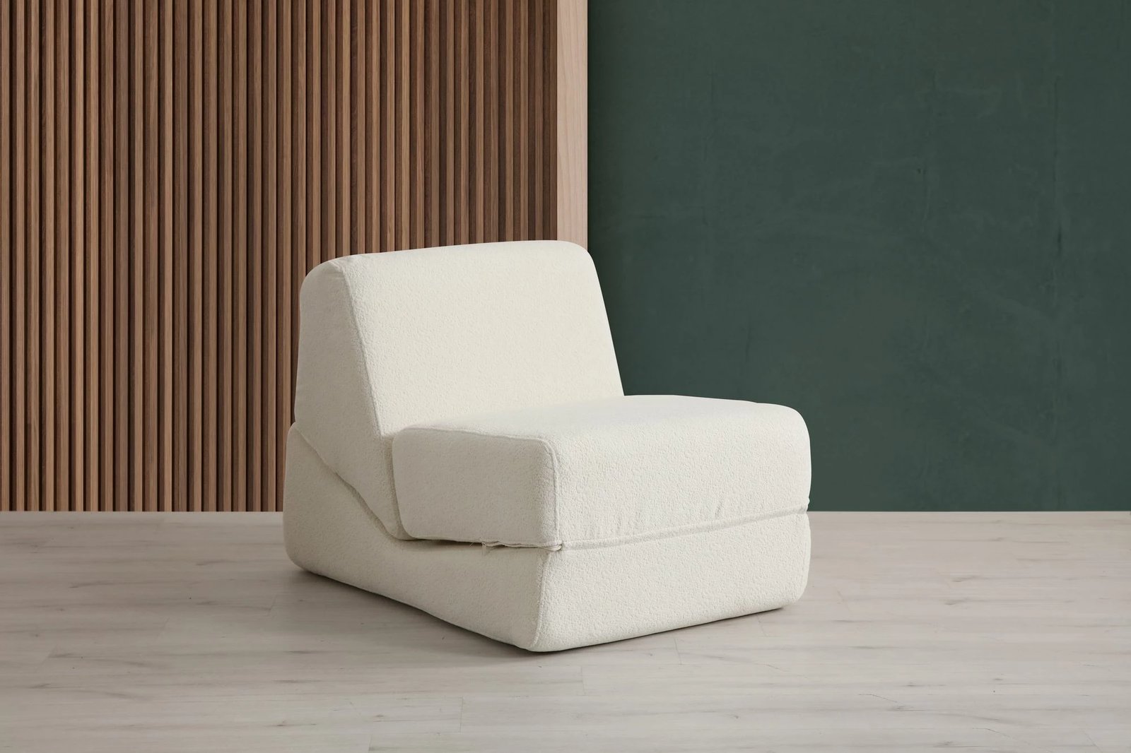 Krevat-karrige një vendësh, Atelier del Sofa, Origami Convertable, e bardhë