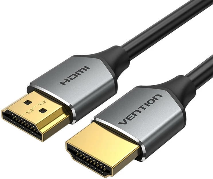 Kabllo HDMI ultra e hollë Vention ALEHD, 0.5m, 4K 60Hz, Gri