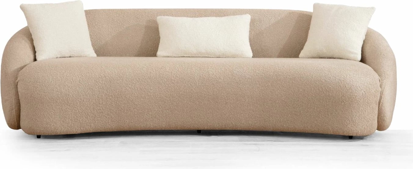 Divan treshe Napoli, ngjyrë kapuçino