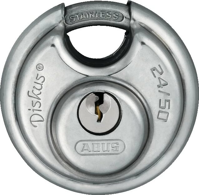 Dry ABUS Diskus 24IB/50 SL 7, çelik inox, 50mm