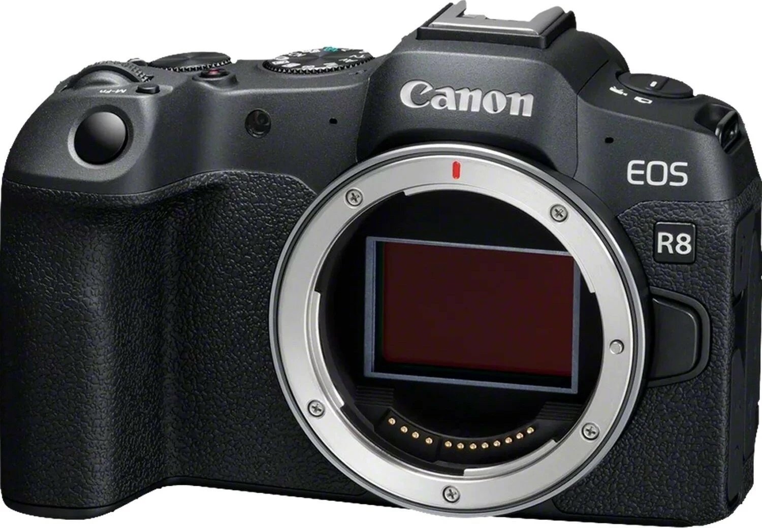 Kamerë pa pasqyrë Canon EOS R8 me objektiv RF24-105 F4-7.1 IS STM, e zezë