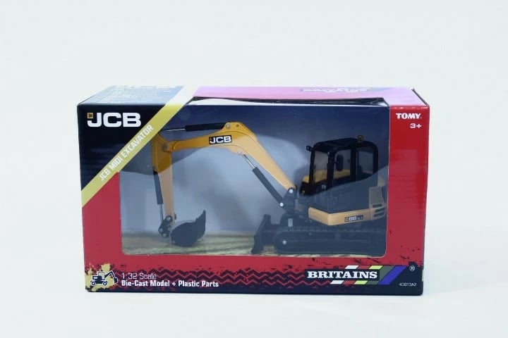 Model ekskavatori JCB Britains TOMY, Die-Cast, për fëmijë 3+