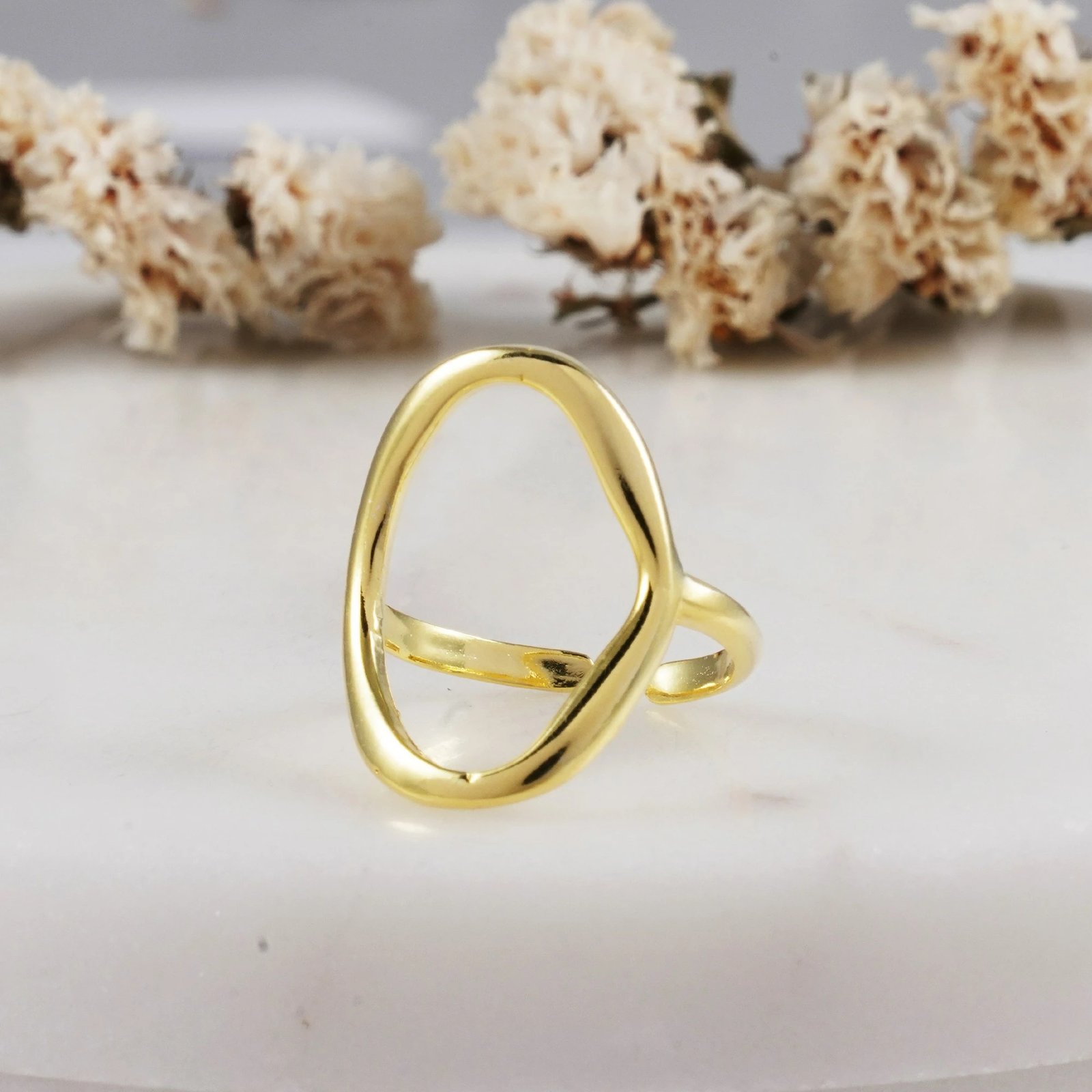 Unazë argjendi Jumeon, ngjyrë ari, 11820G