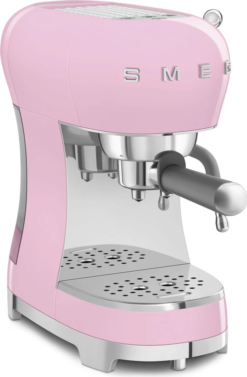 Makinë kafeje SMEG në stilin e viteve '50, rozë ECF02PKEU