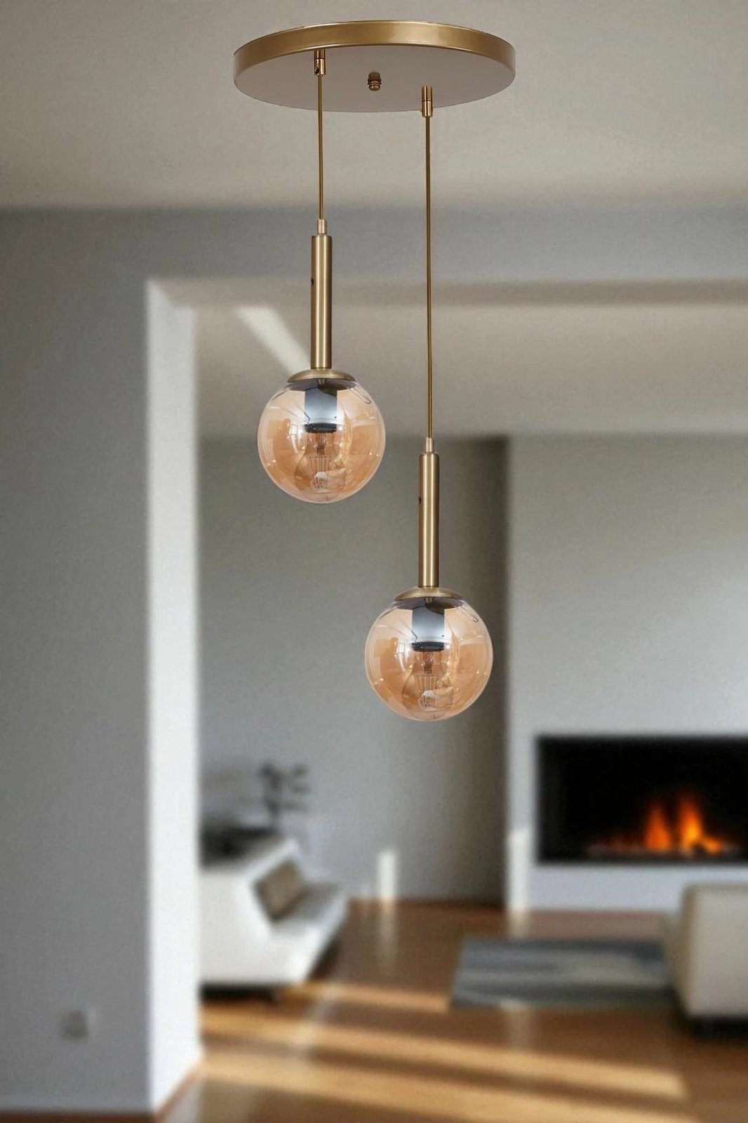 Llambadar Opviq, ngjyrë mjaltë dhe ari, 9056-2