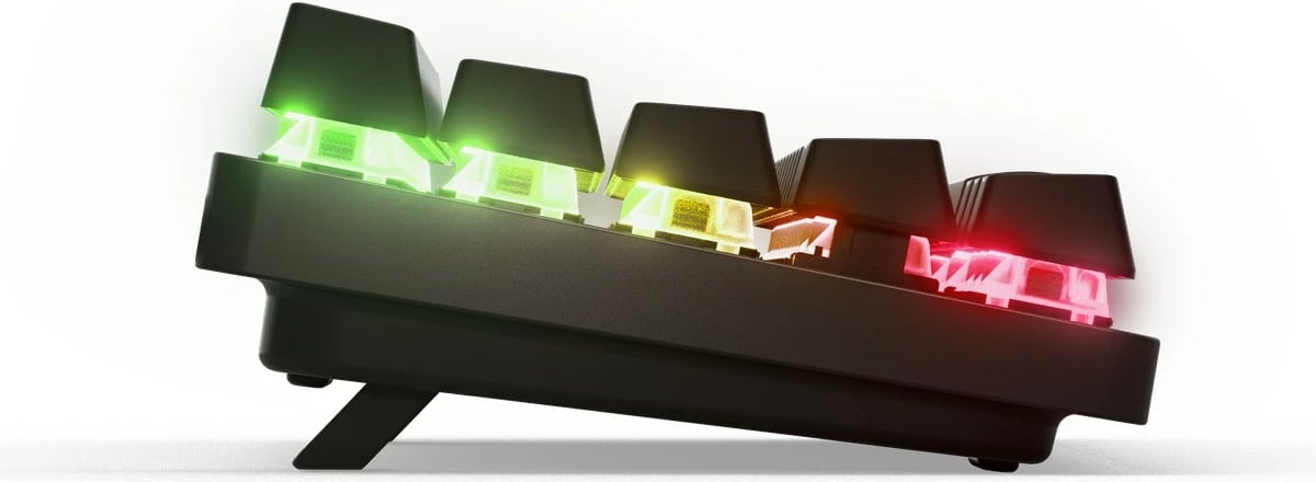 Tastierë SteelSeries Apex Pro Mini Wireless, USB + RF Wireless + Bluetooth, QWERTY US English, E zezë