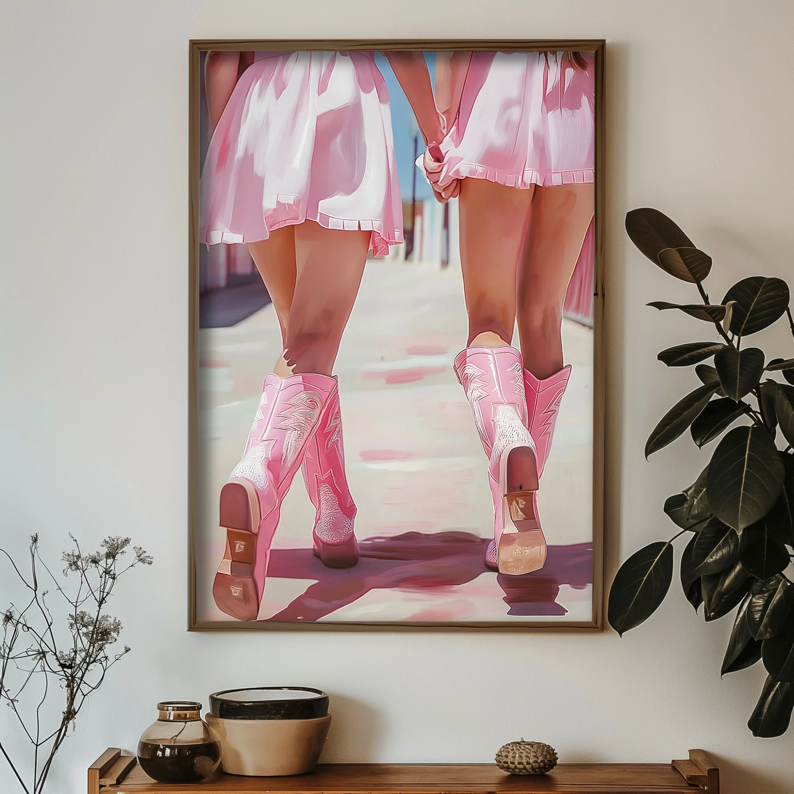 Pikturë dekorative me kornizë MDF, Wallity, GE085-L