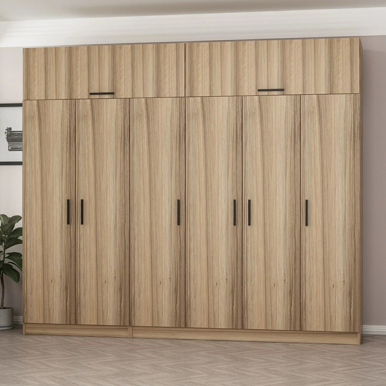 Dollap i madh, ngjyrë dore, Skye Decor, 7520