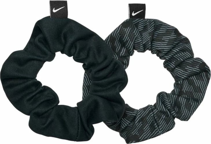 Lidhëse flokësh Nike për meshkuj/femra, të zeza/gri