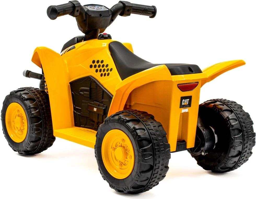 quad elektrik fëmijësh, Baby Mix CAT, 6V 4Ah 35W, drita LED, melodi, 1+ deri 25 kg, e verdhë