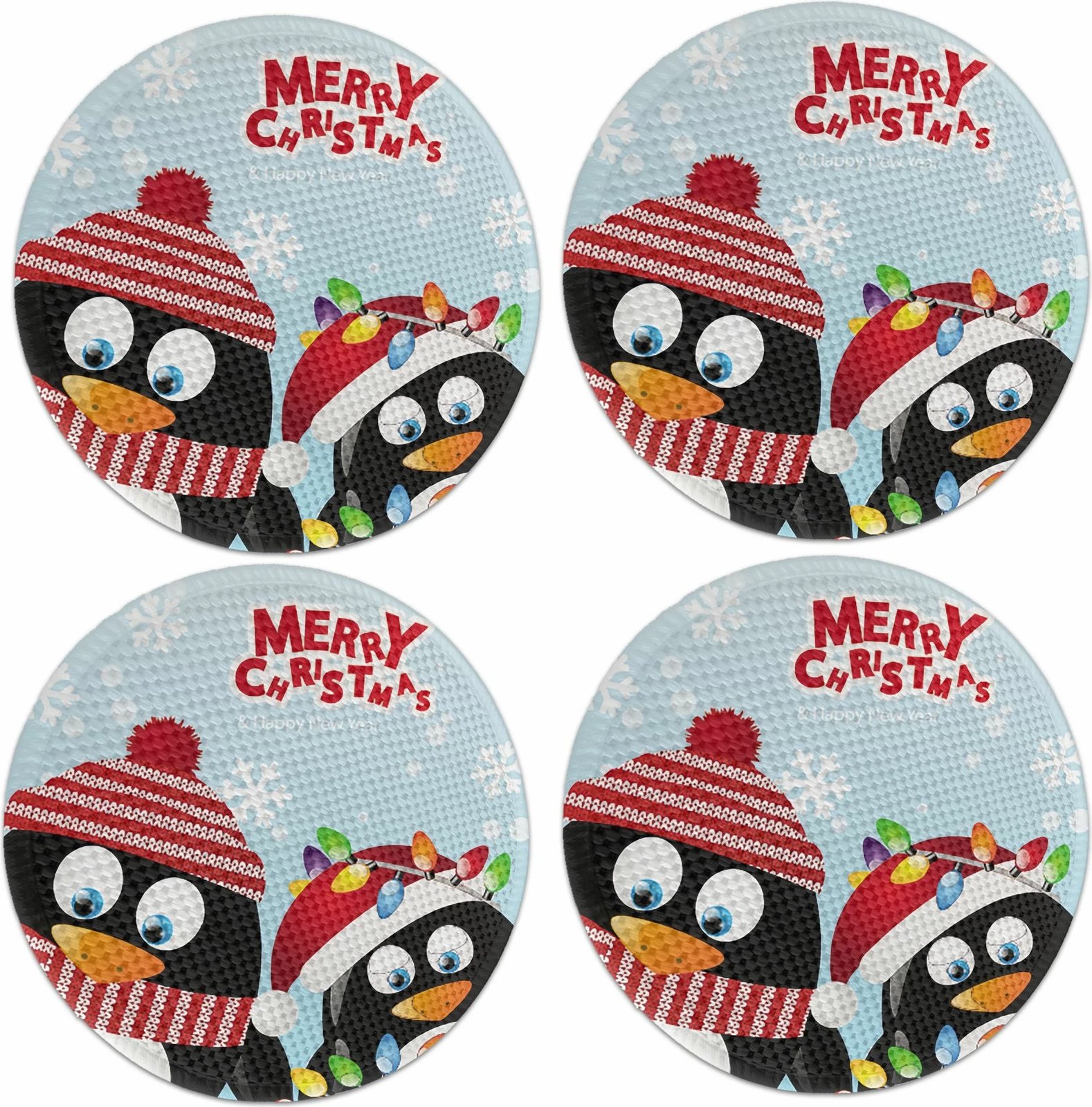 Set 4 mbulesa tavoline, Hermia Concept, model Krishtlindjesh, 37cm