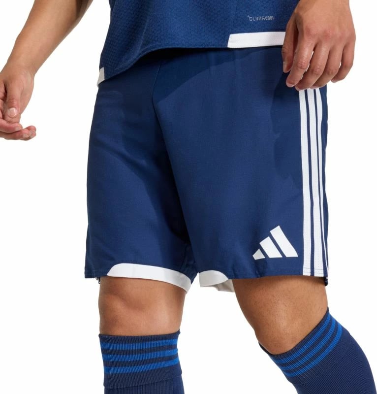 Shorce për meshkuj adidas, kaltër e bardhë