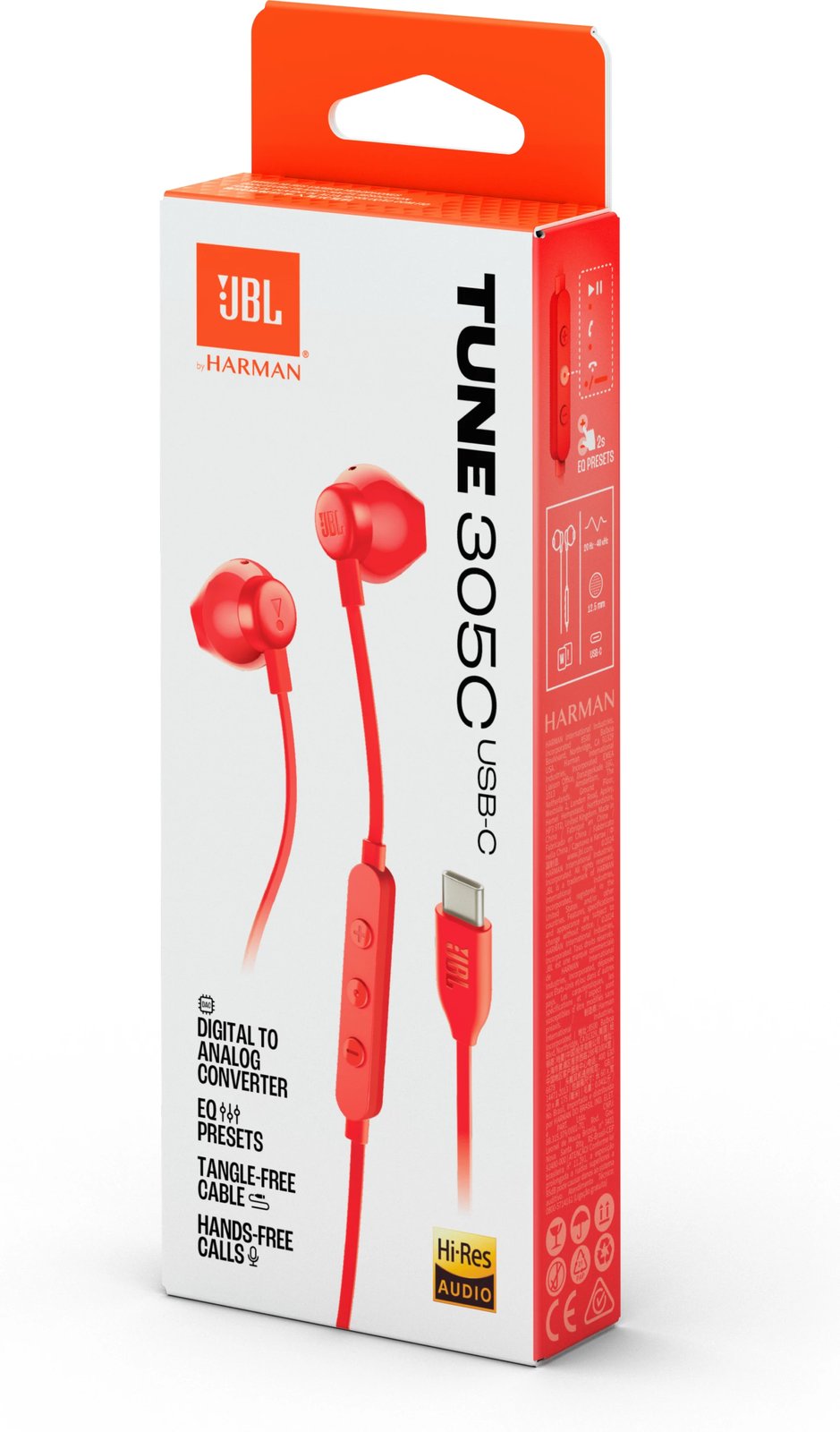 Kufje Me Kabëll JBL TUNE 305 C USB-C