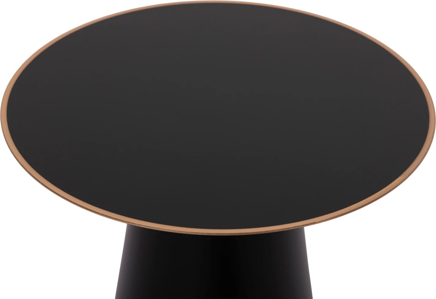 Tavolina kafeje 2 copë BALLI FH9996 rrethore metalike në të zezë Φ50 & Φ40 cm.