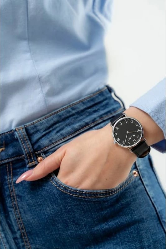 Orë dore për femra Paul Lorens, rozë e zezë