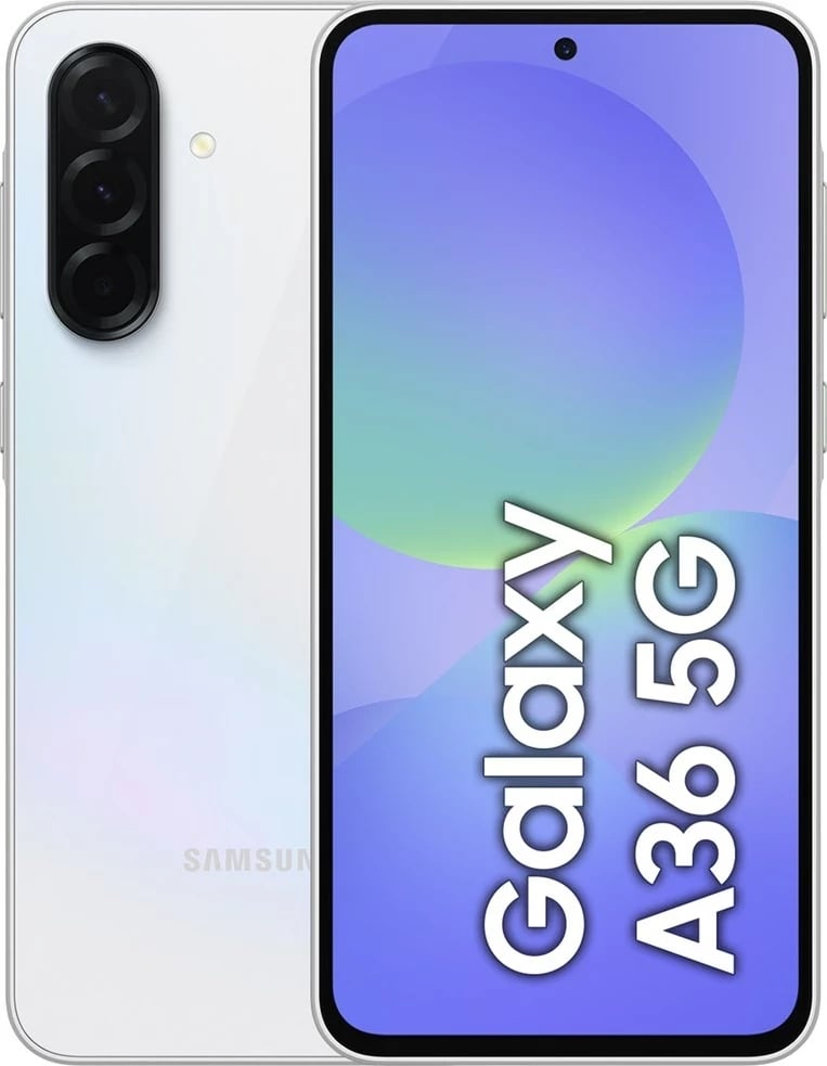 Celular Samsung Galaxy A36, 6.7", 6+128GB, 5G, white