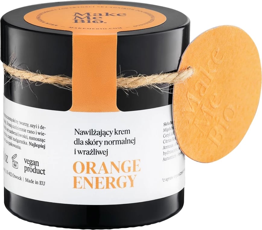 Krem hidratues për fytyrë Make Me Bio Orange Energy për femra, 60ml