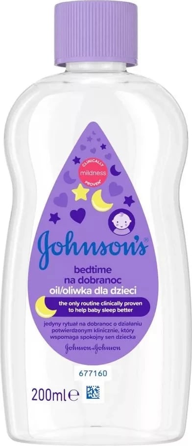 Vaj për trup për fëmijë Johnson & Johnson Bedtime Baby Olive Oil 200ml