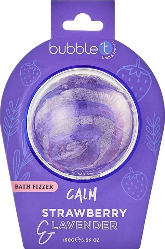 Bubble Tea Top shkumëzues Strawberry & Lavander, 150 g