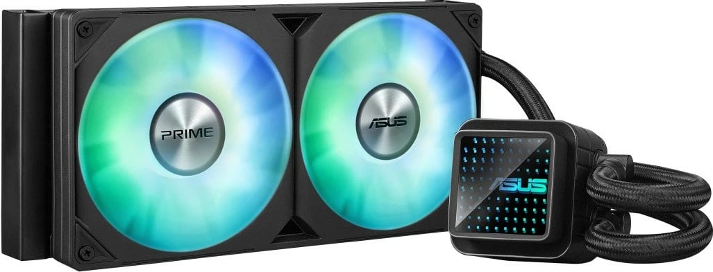 Ftohës procesori Asus PRIME LC ARGB 240, 2x120mm, i zi