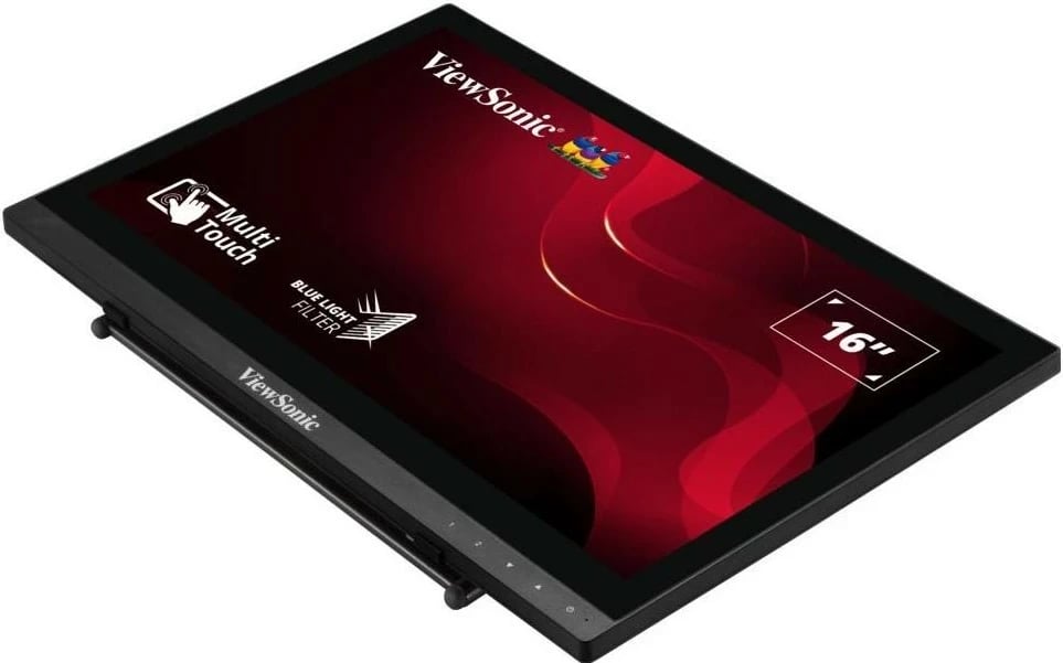 Monitor ViewSonic TD1630-3, 15.6 inç, Touchscreen, Portable, HD, i zi
