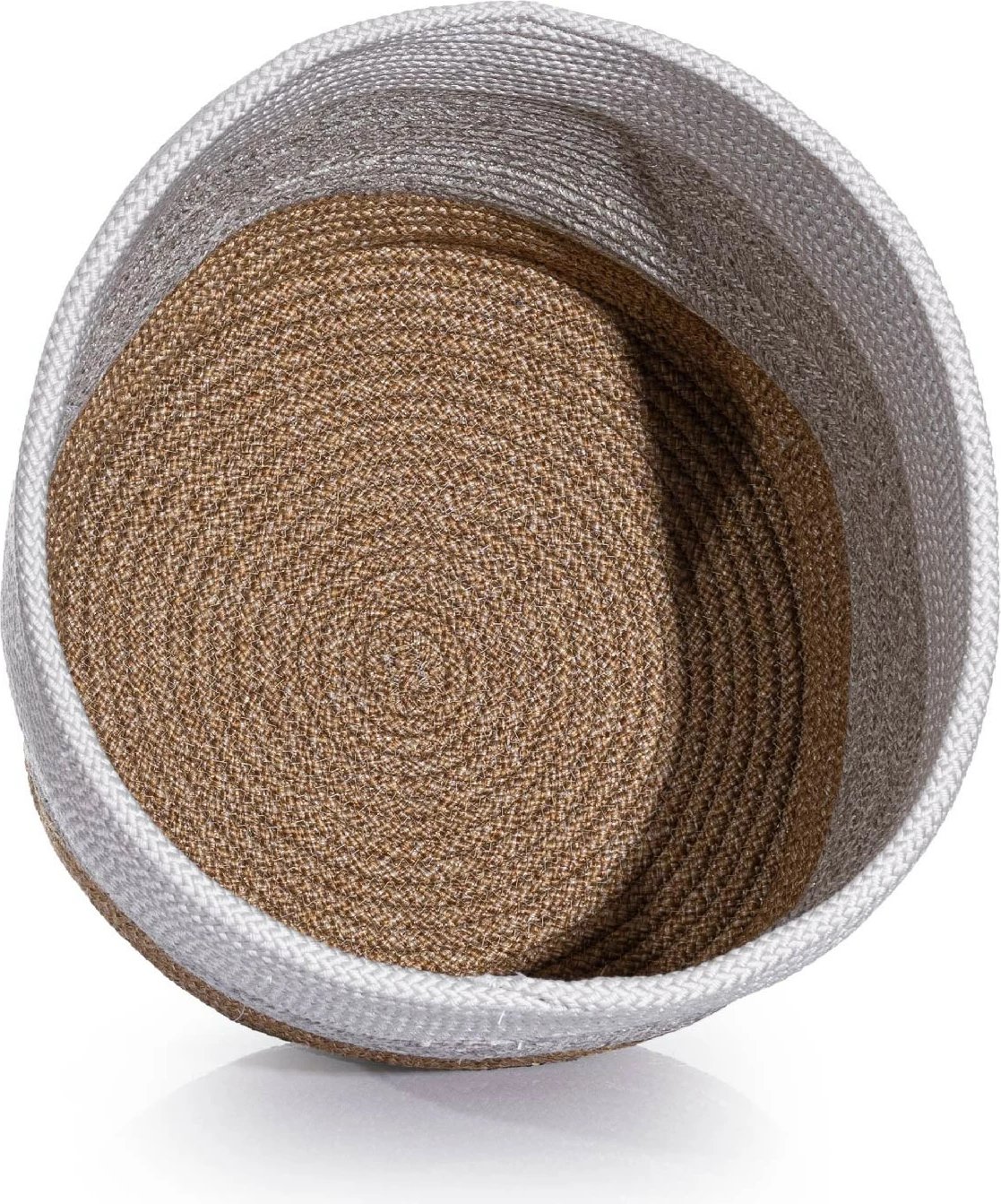 Kuti dekorative, e bardhë dhe gri, Evila Originals, 35x50cm