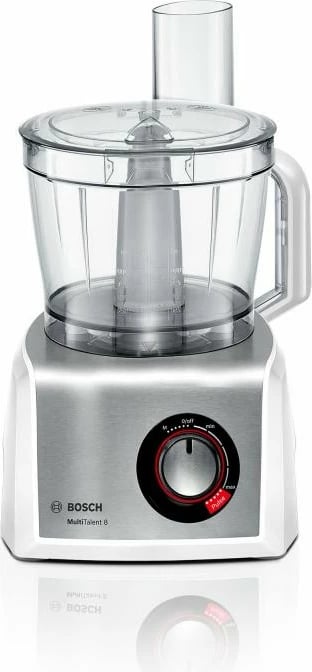 Përpunues ushqimi, Bosch, Multitalent 8 MC812S814, 1250 W, tas 3.9 L, blender 1.5 L, i bardhë