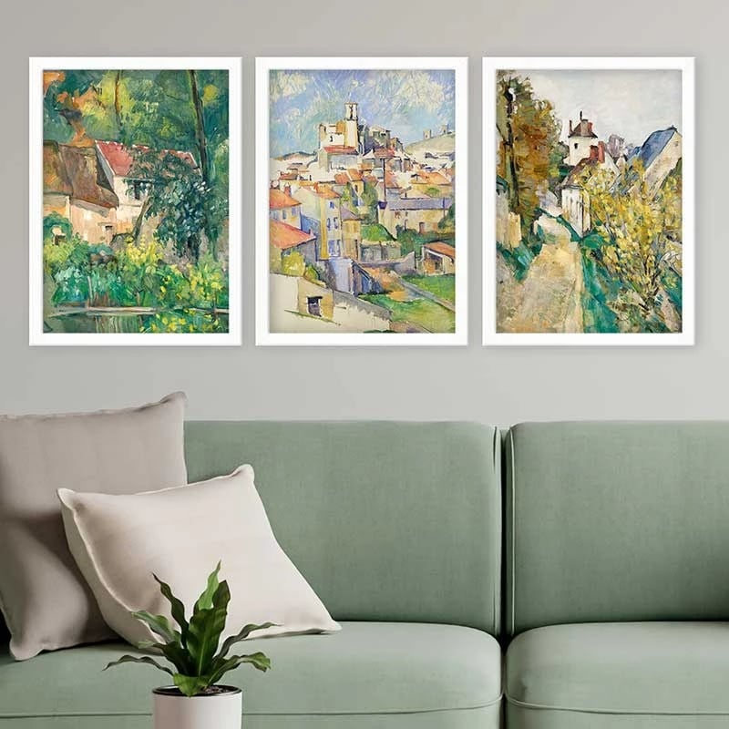 Pikturë dekorative me kornizë (3 copë), Wallity, 3BC_UN2036304_3545