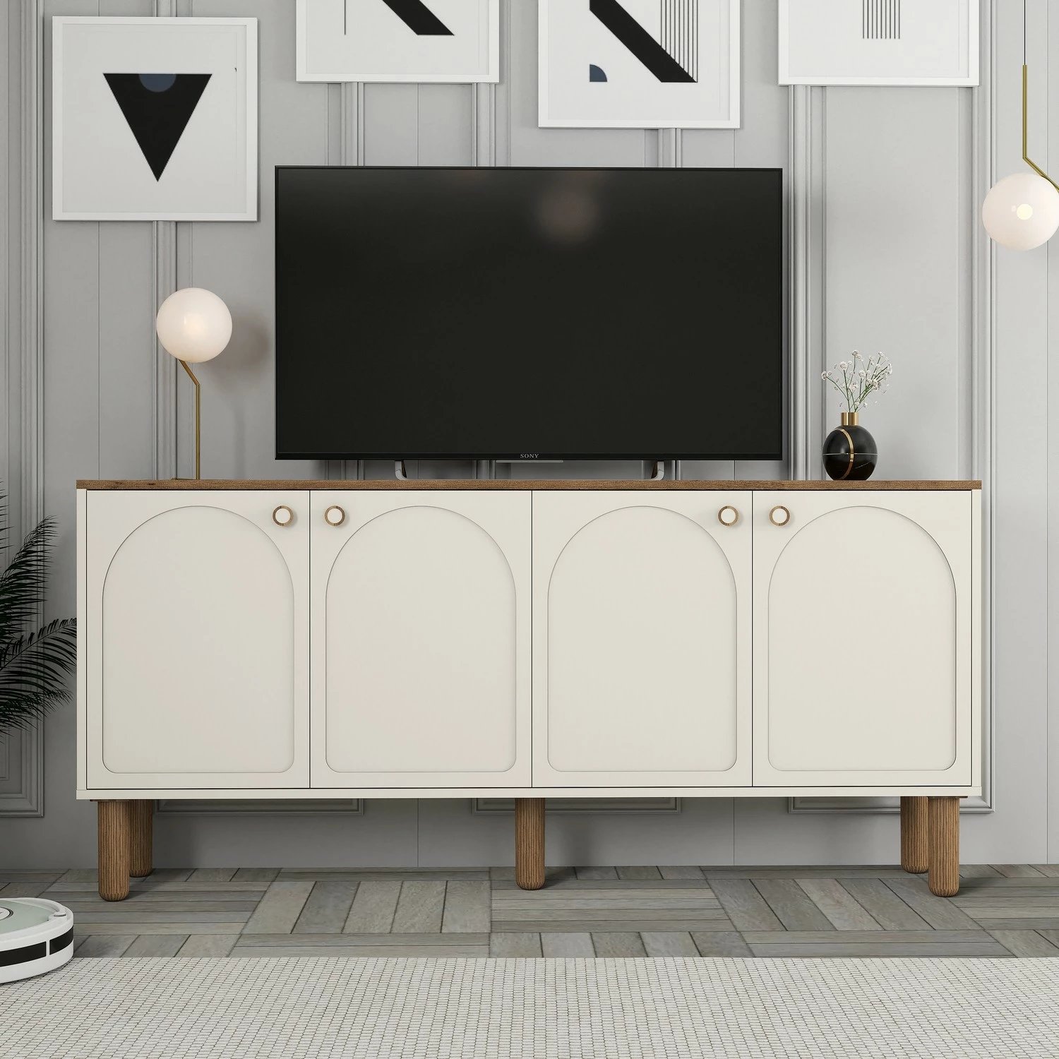 Konsol krem Skye Decor, Bohem 849