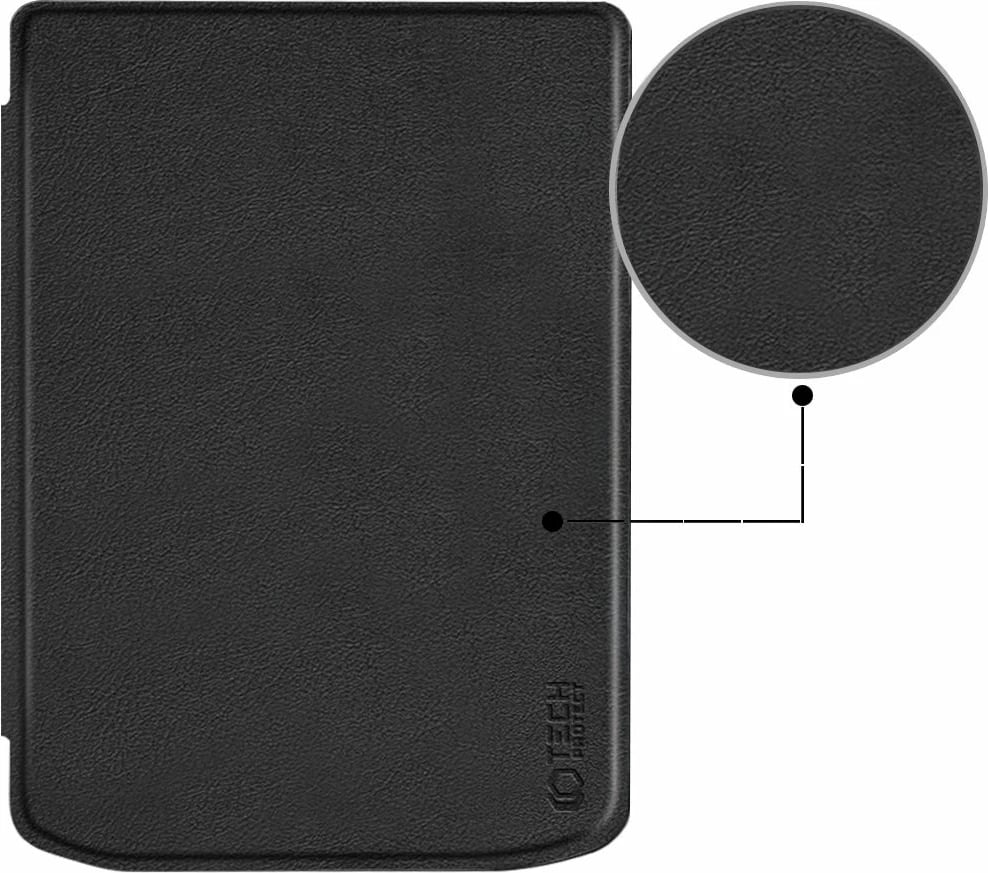 Mbështjellës Tech-Protect SmartCase për PocketBook Verse / Verse Pro, e zezë