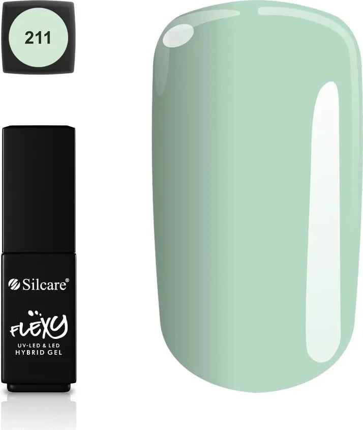 Llak për thonj Silcare Flexy Hybrid Gel 211, 4.5g