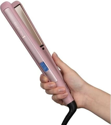 Hekur për drejtim flokësh Remington Coconut Smooth S5901, qeramik, rozë