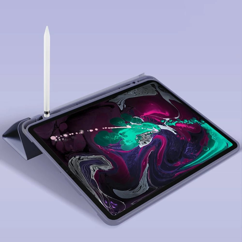 Mbështjellës tabletë Tech-Protect SC Pen Case për iPad Pro 11" 2020-2022, Silikon, i zi