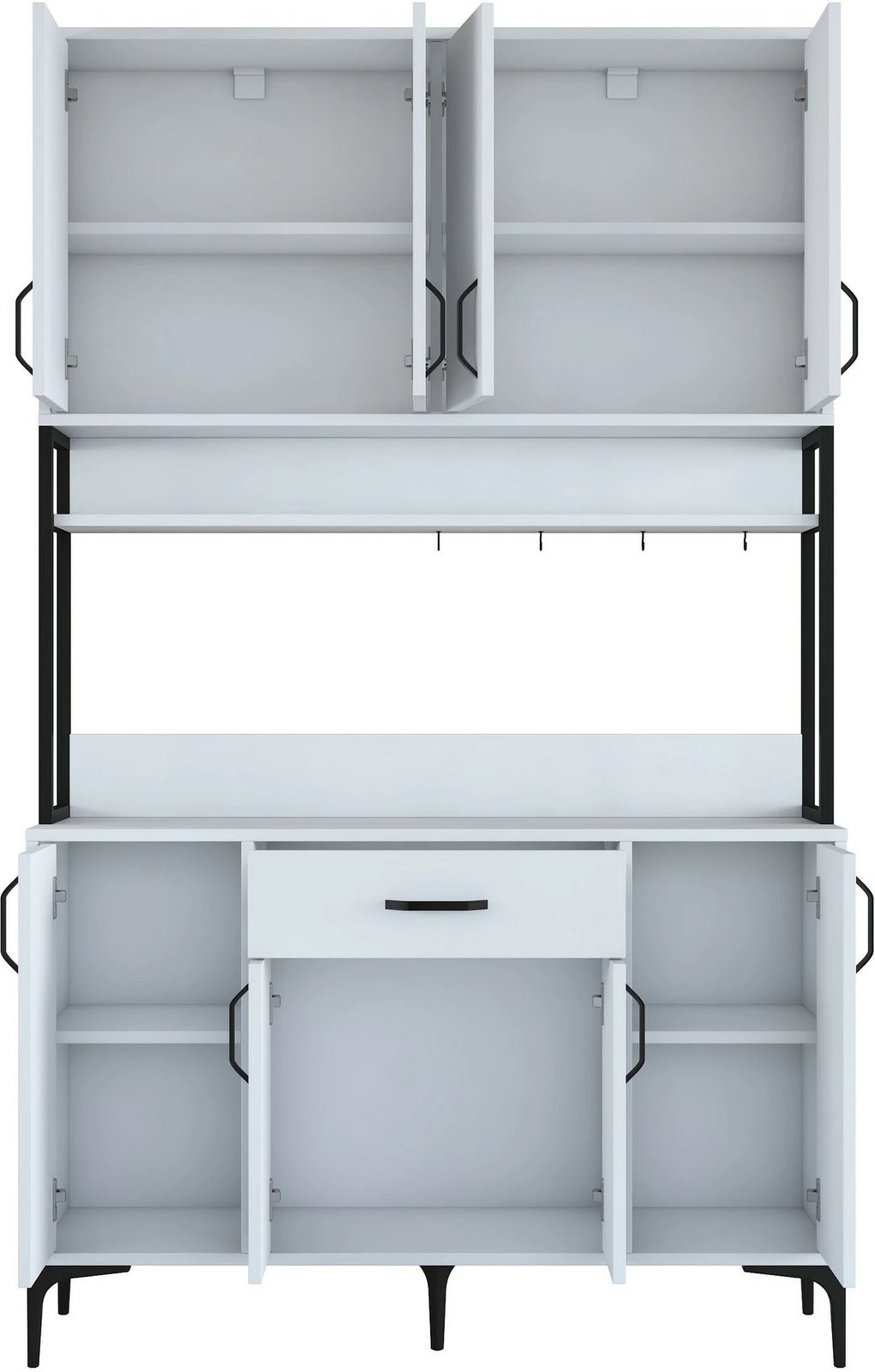 Dollap shumëpërdorimësh, ngjyrë e bardhë, JE127-2984